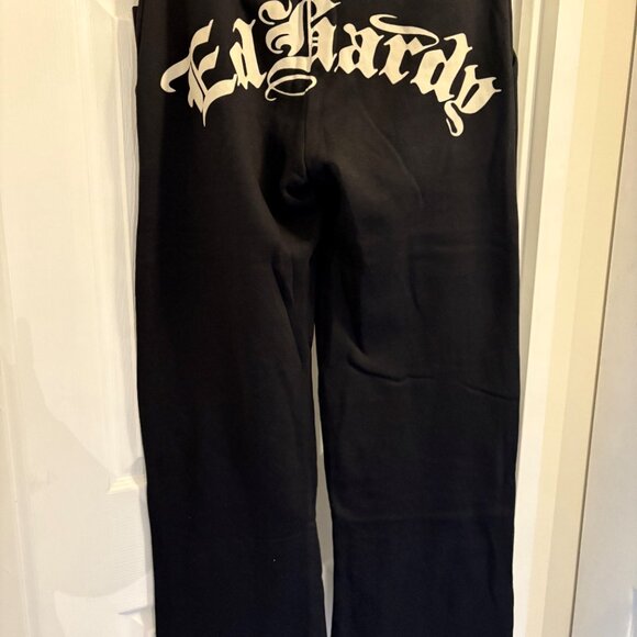 Ed Hardy Black Flared Sweatpants NEW NWT - Picture 6 of 7
